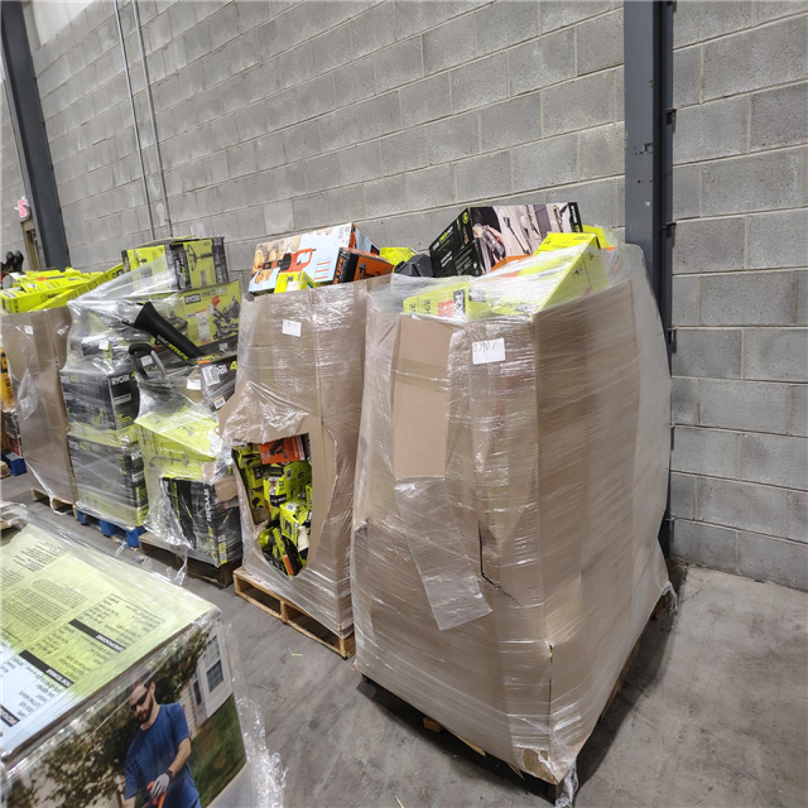 Pittston Location As-Is Power Tools Partial Truckload (13 Pallets) 0790-A