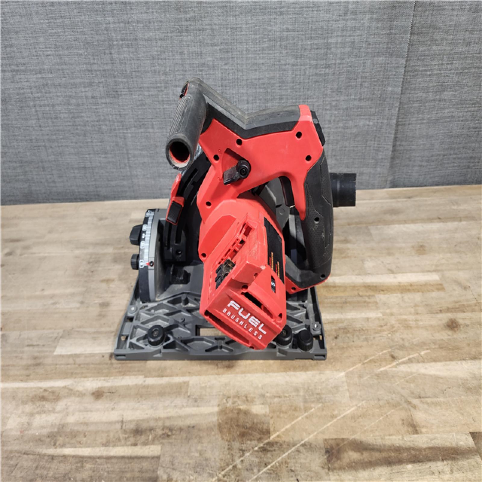 HOUSTON LOCATION - AS-IS Milwaukee M18 FUEL 18V Lithium-Ion Cordless Brushless 6-1/2 in. Plunge Cut Track Saw (Tool-Only)