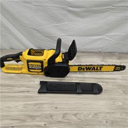 LIKE NEW! - DEWALT  FLEXVOLT 60V MAX 16in. Brushless Cordless Battery Powered Chainsaw Kit with (1) FLEXVOLT 2 Ah Battery & Charger
