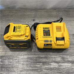 AS-IS DEWALT 20V/60V MAX FLEXVOLT Lithium-Ion 9.0Ah Battery and Charger Starter Kit