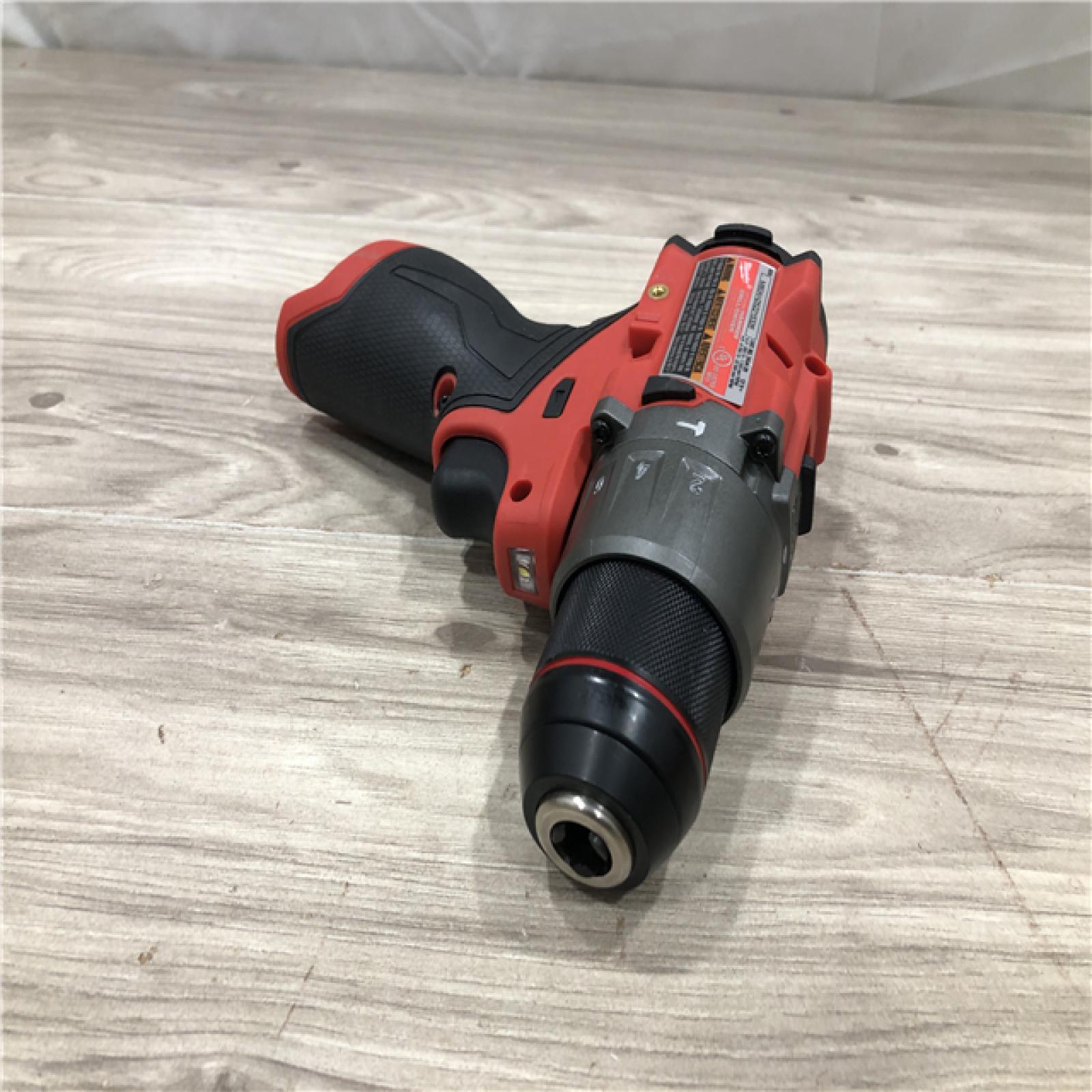 AS-IS Milwaukee 3404-20 12V M12 FUEL Lithium-Ion Cordless 1/2 Hammer Drill/Driver (Tool Only)