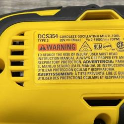 AS-IS DEWALT ATOMIC 20V MAX Cordless Brushless Oscillating Multi Tool Kit