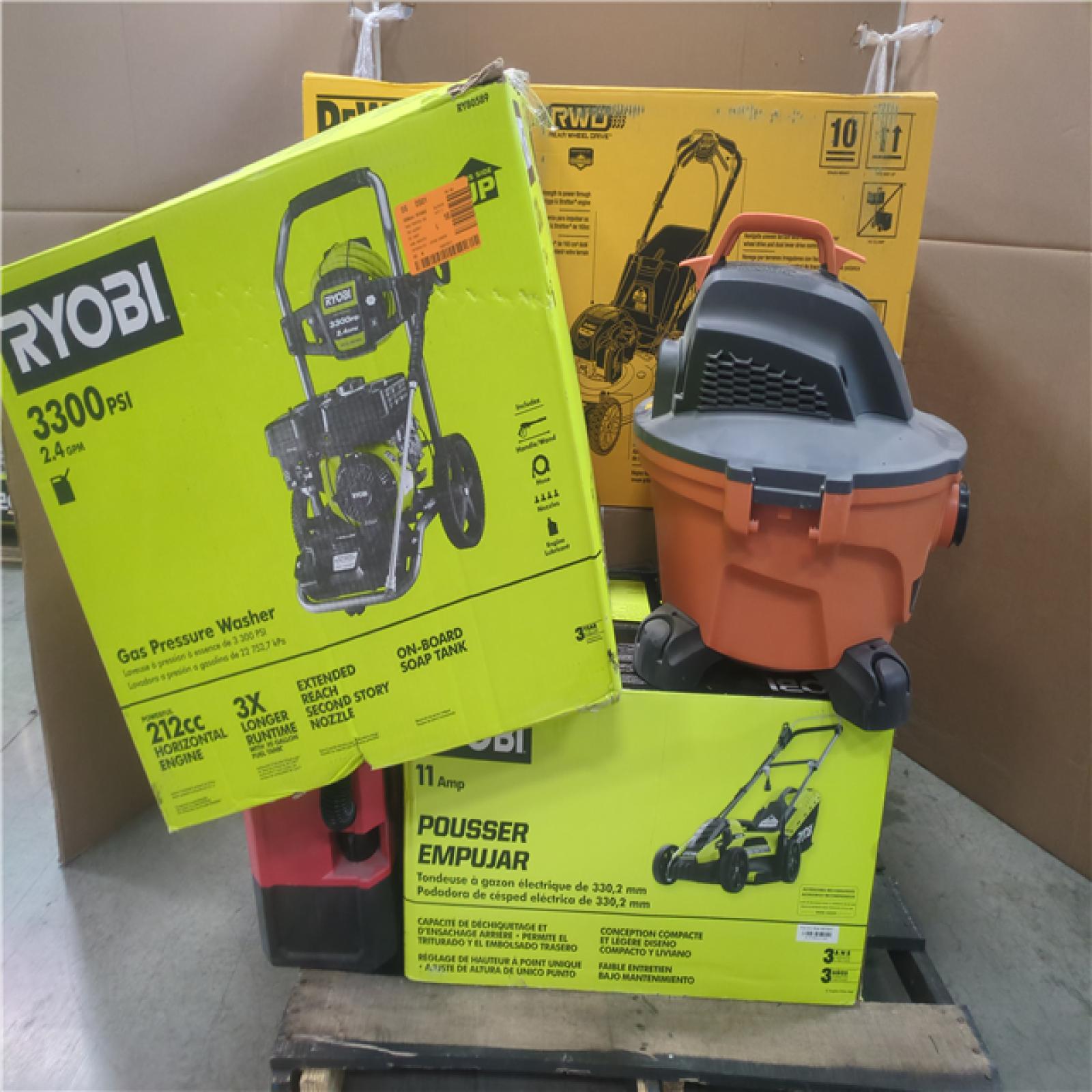 CALIFORNIA AS-IS OUTDOOR POWER EQUIPMENT