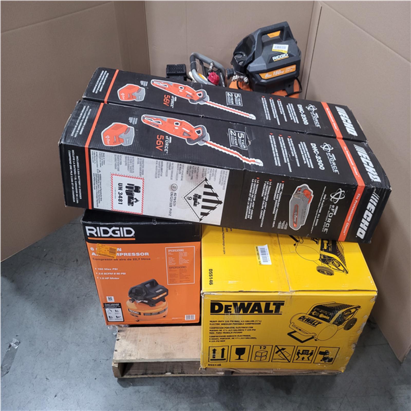 CALIFORNIA AS-IS OUTDOOR POWER EQUIPMENT