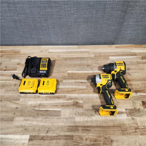 HOUSTON LOCATION - AS-IS DEWALT 2 TOOL COMBO KIT W/ (2) BATTERY & CHARGER