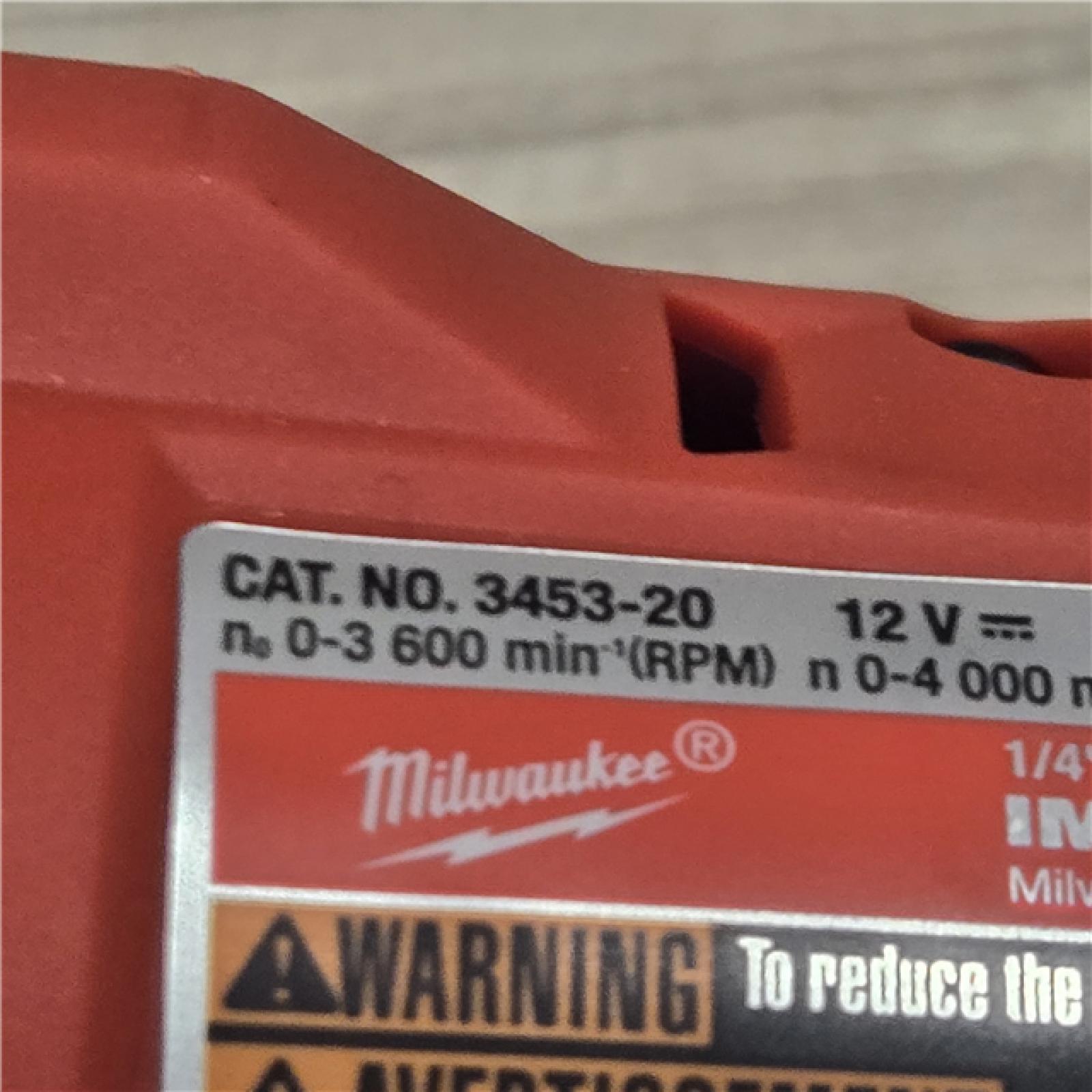 AS-IS Milwaukee M12 FUEL 12V Cordless 1/4in. Hex Impact Driver Kit