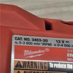 AS-IS Milwaukee M12 FUEL 12V Cordless 1/4in. Hex Impact Driver Kit