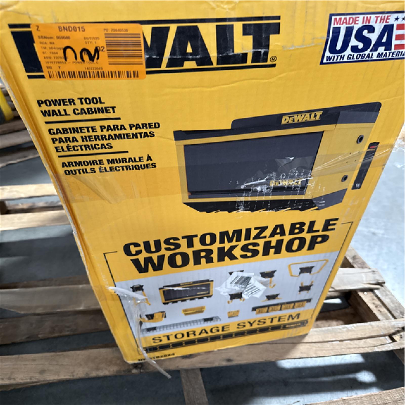 California NEW DeWalt Power Tool Wall Cabinet