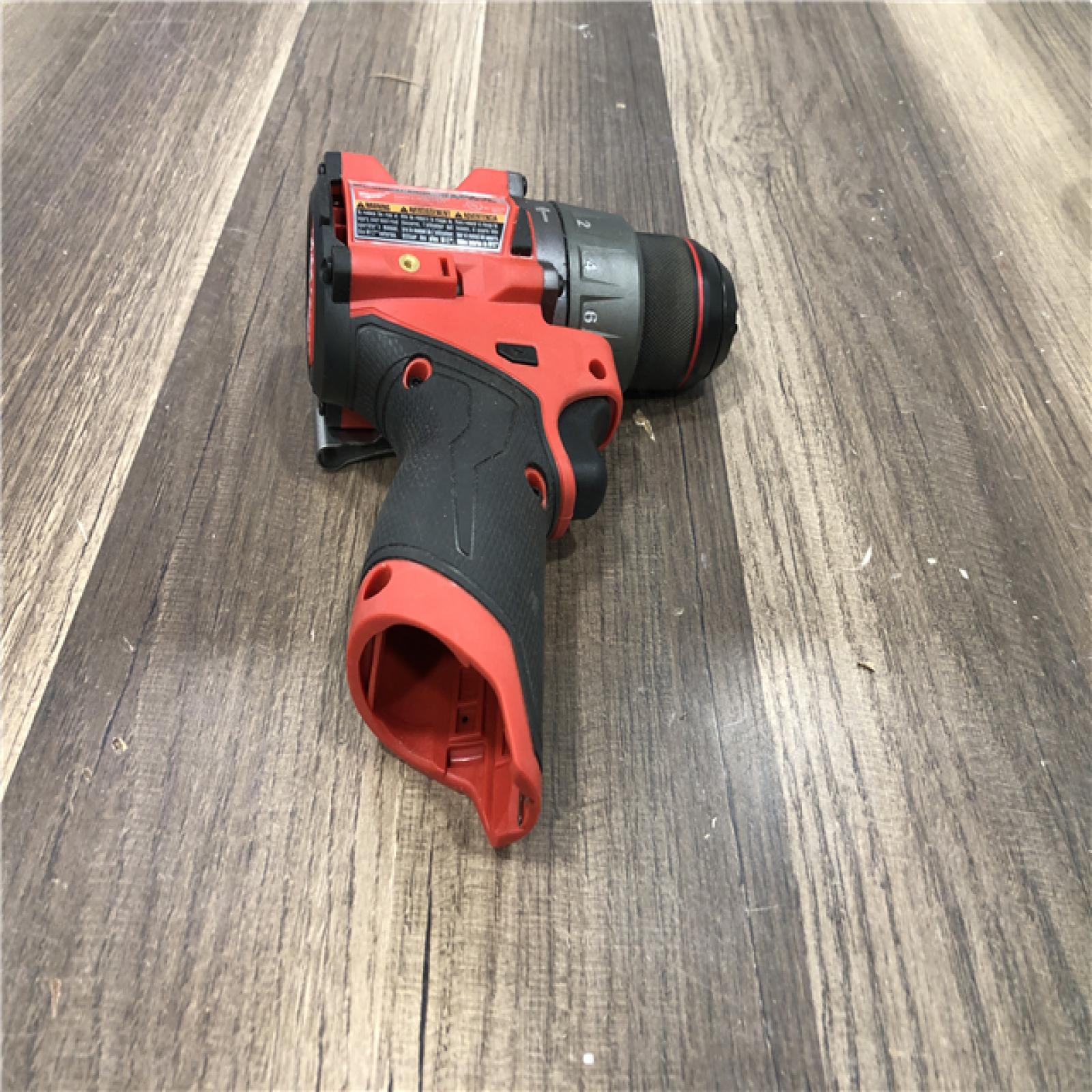 AS-IS Milwaukee  FUEL 12V Lithium-Ion Brushless Cordless 1/2 in. Hammer Drill (Tool-Only)