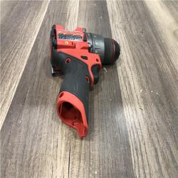 AS-IS Milwaukee  FUEL 12V Lithium-Ion Brushless Cordless 1/2 in. Hammer Drill (Tool-Only)