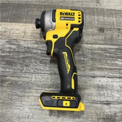 AS-IS DEWALT Atomic 20V Max Lithium-Ion Brushless Cordless Compact 1/4 in. Impact Driver Kit