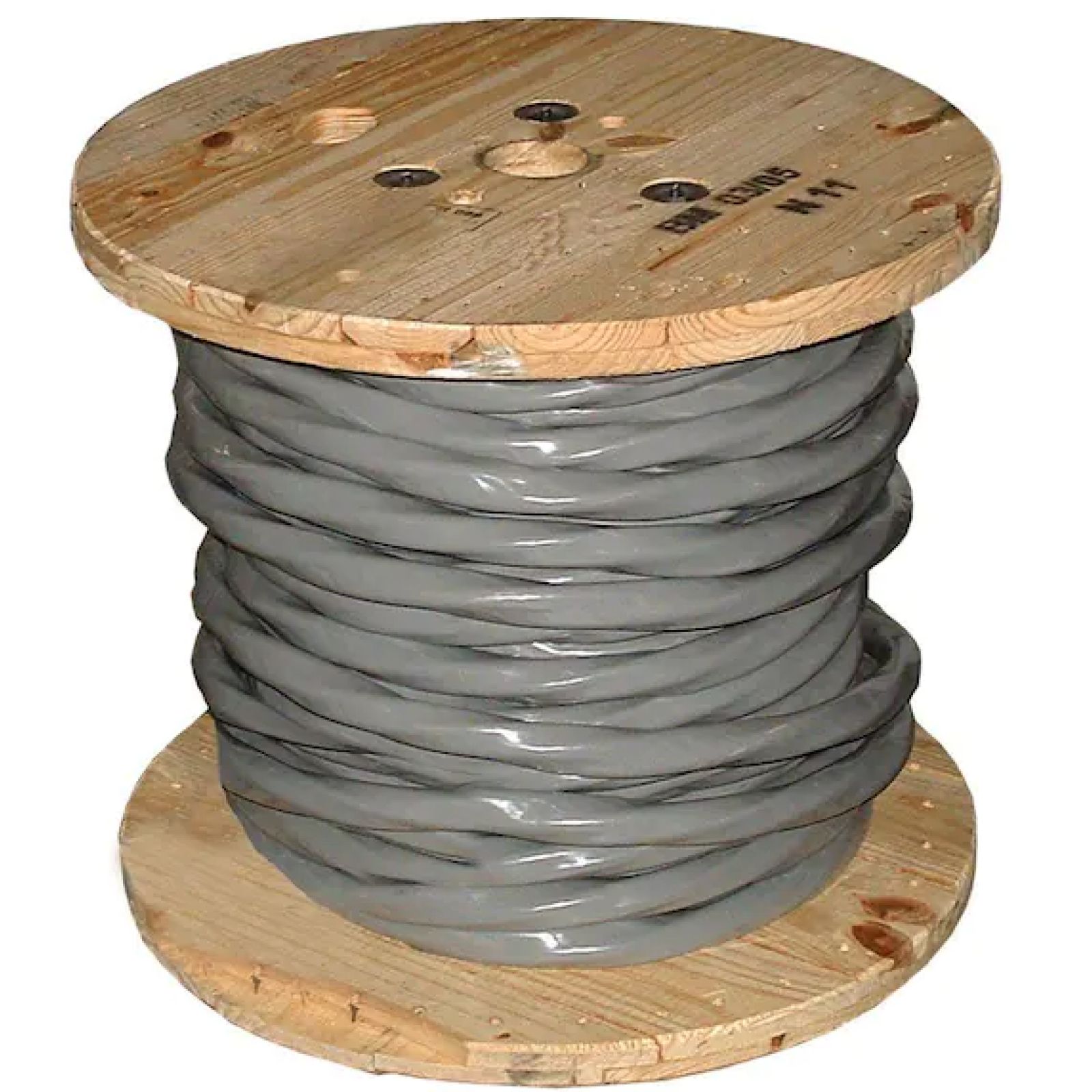 DALLAS LOCATION- AS-IS SOUTHWIRE 4/0-4/0-4/0-2/0 Gray Stranded AL SER Cable 500ft