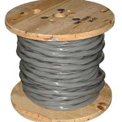 DALLAS LOCATION- AS-IS SOUTHWIRE 4/0-4/0-4/0-2/0 Gray Stranded AL SER Cable 500ft
