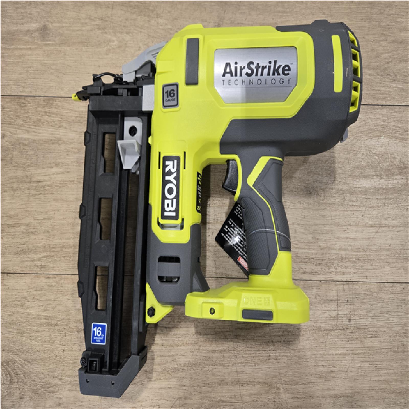 AS-IS RYOBI ONE+ 18V AirStrike 16-Gauge Cordless Finish Nailer (Tool Only)