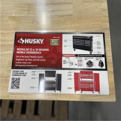 DALLAS LOCATION- AS-IS HUSKY 52 in. W x 20 in. D Standard Duty Black Mobile Workbench