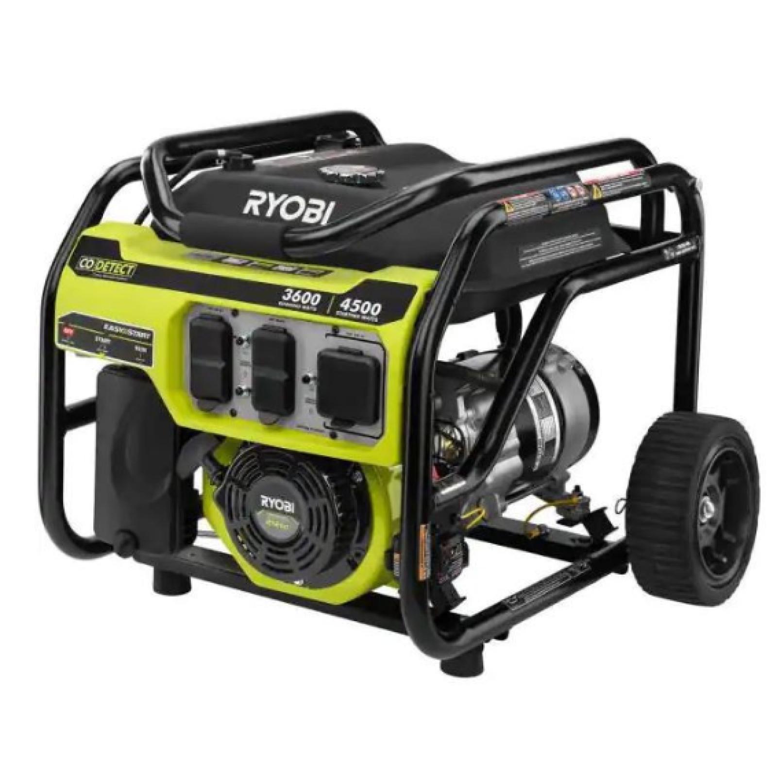 DALLAS LOCATION- NEW!- RYOBI 3 600-Watt Gasoline Powered Recoil Start Portable Generator