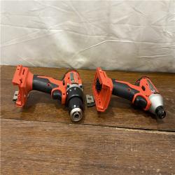 AS-IS  Milwaukee M18 Compact Brushless 2-Tool Combo Kit