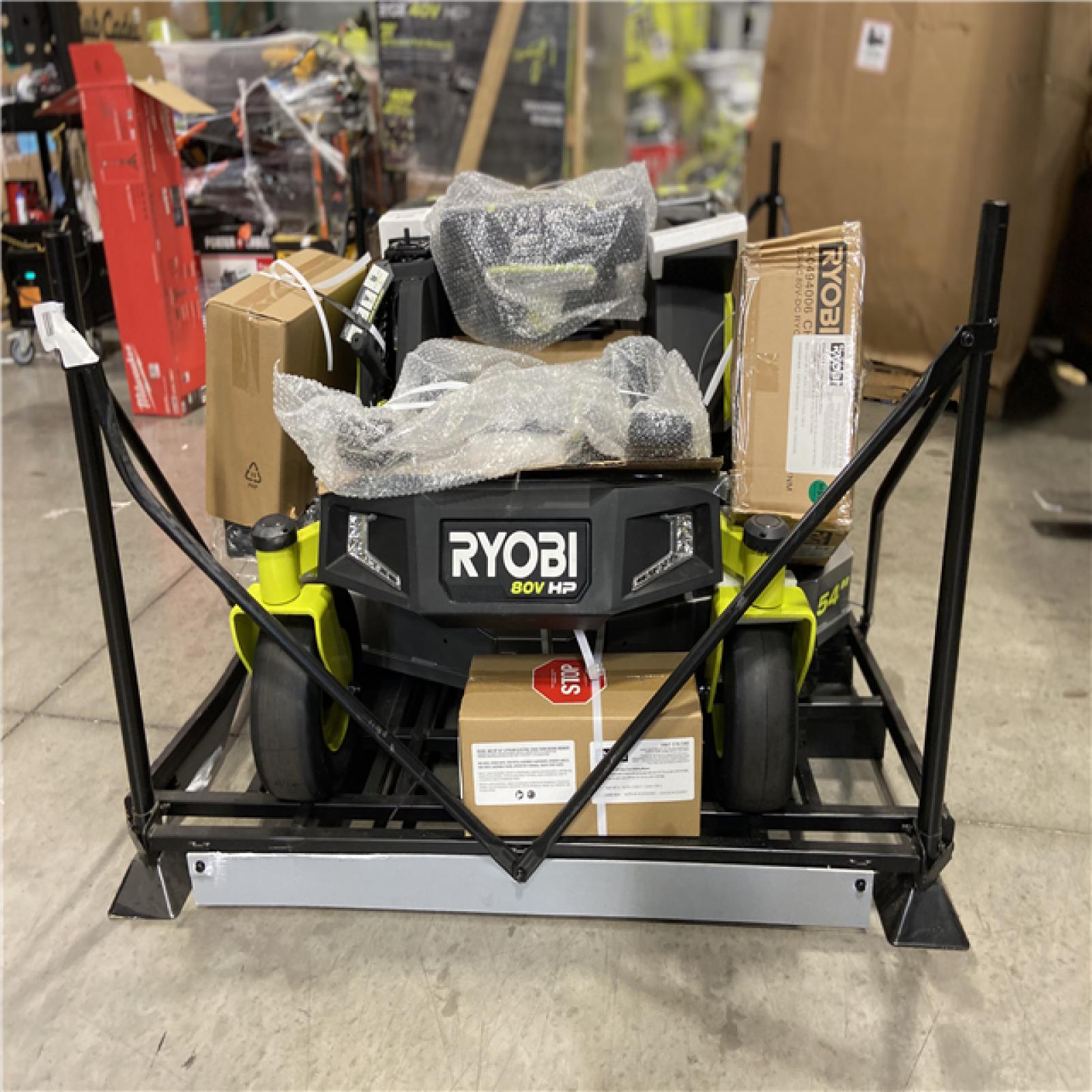 DALLAS LOCATION  - 80V HP BRUSHLESS 54 LITHIUM ELECTRIC ZERO TURN RIDING MOWER KIT