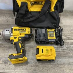 AS-IS DEWALT 20V MAX Lithium-Ion Cordless 1/2 in. Impact Wrench Kit