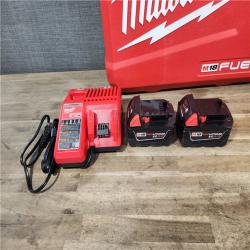 HOUSTON LOCATION - AS-IS MILWAUKEE FUEL 18V Lithium-Ion Brushless Cordless Hammer Drill and Impact Driver Combo Kit