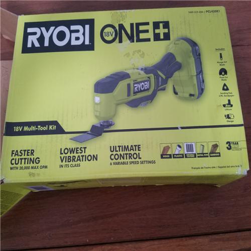 California NEW Ryobi One Plus+ 18V Multi-Tool Kit  Includes (1) Battery & Charge