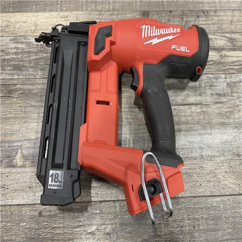 AS-IS Milwaukee FUEL 18-Volt Lithium-Ion Brushless Cordless Gen II 18-Gauge Brad Nailer (Tool-Only)