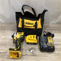 AS-IS DEWALT Atomic 20V Max Lithium-Ion Cordless Compact 1/4 in. Impact Driver Kit