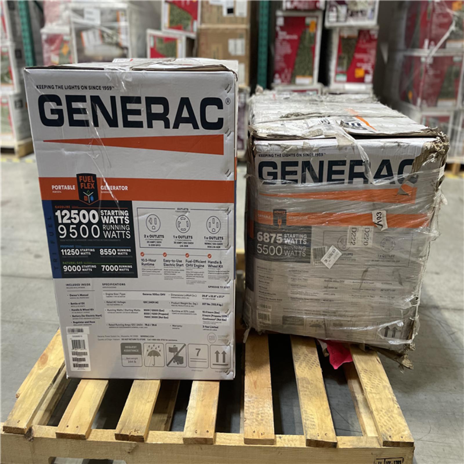 DALLAS LOCATION- AS-IS MIXED GENERATOR PALLET (2 UNITS)