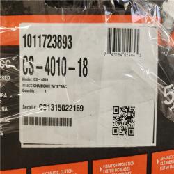 Phoenix NEW ECHO 18 in. 41.6 cc 2-Stroke Gas Rear Handle Chainsaw (Missing Piece)