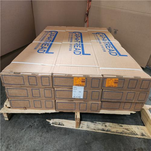 Phoenix Location NEW Cap A Tread Lathem Pine 47 in. L x 12.15 in. W x 2.28 in. T Vinyl Overlay Stair Tread and Reversible Riser Kit Pallet (9-Cases)