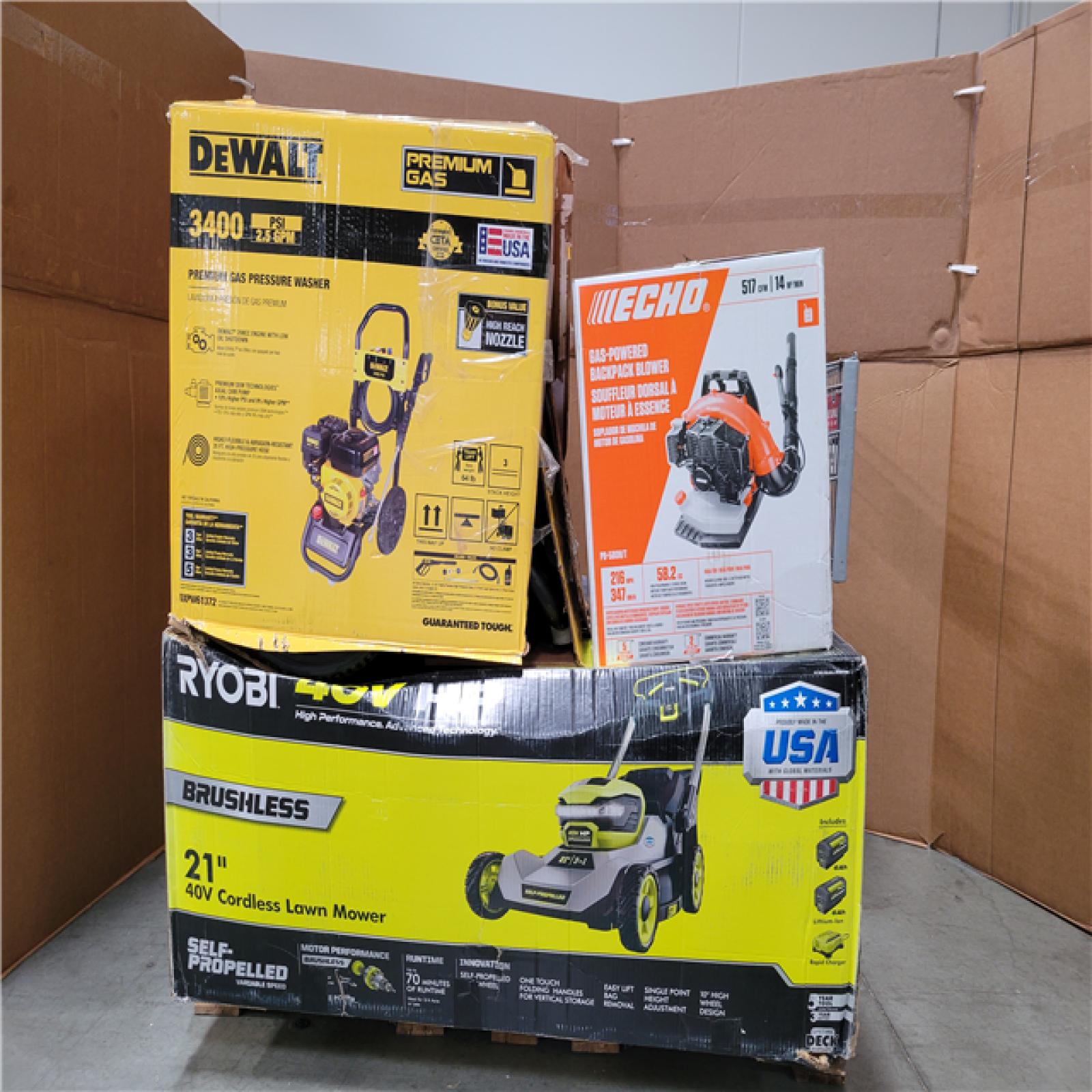 CALIFORNIA AS-IS OUTDOOR POWER EQUIPMENT