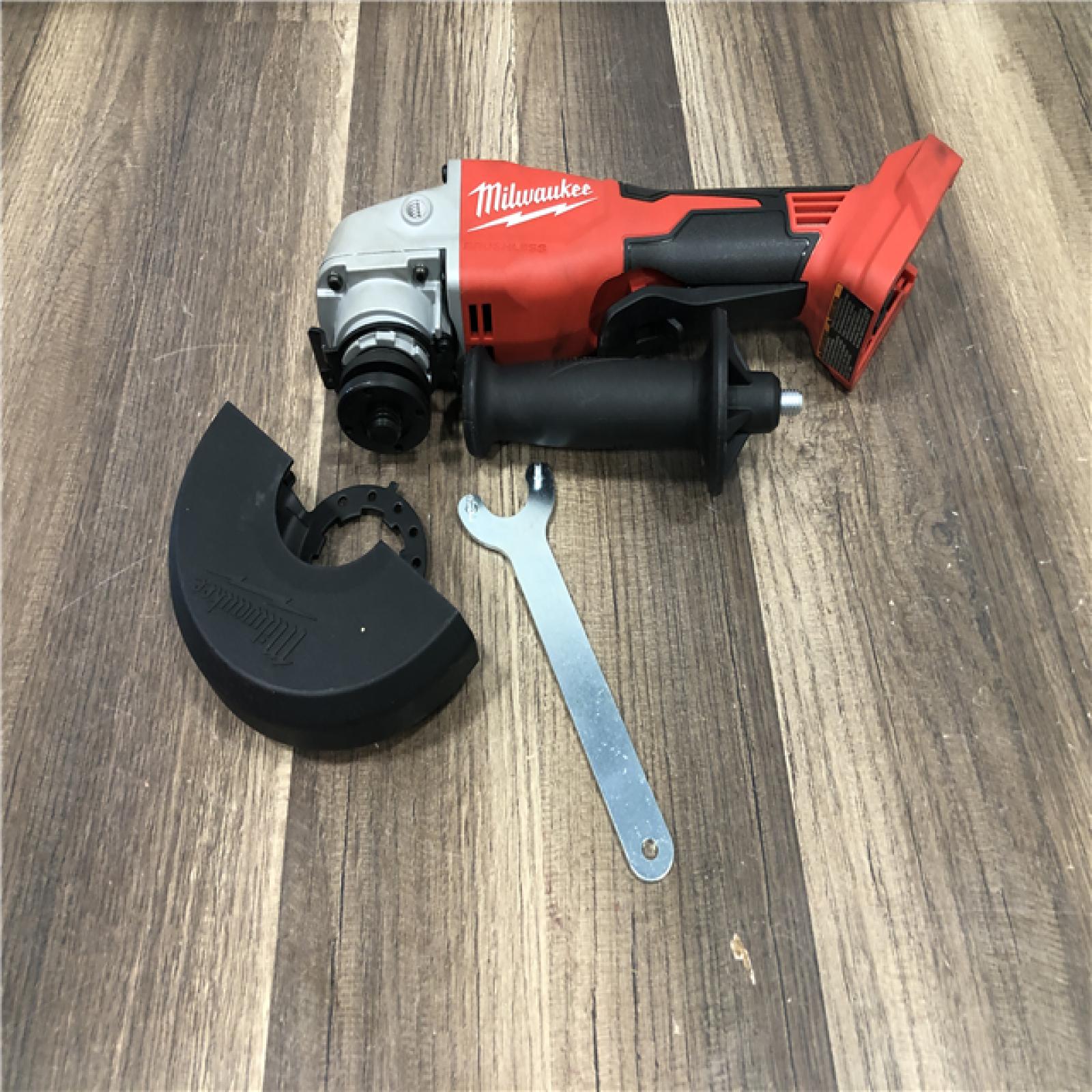 AS-IS Milwaukee 18V Lithium-Ion Brushless Cordless 4-1/2 in./5 in. Grinder w/Paddle Switch (Tool-Only)