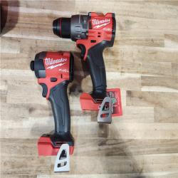 HOUSTON LOCATION - AS-IS (APPEARS LIKE NEW) Milwaukee  FUEL 18V Lithium-Ion Brushless Cordless Hammer Drill and Impact Driver Combo Kit