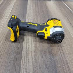 AS-IS DeWALT ATOMIC 20V MAX Cordless Compact Impact Driver Kit W/ Li-Ion Battery, 1/4, Brushless