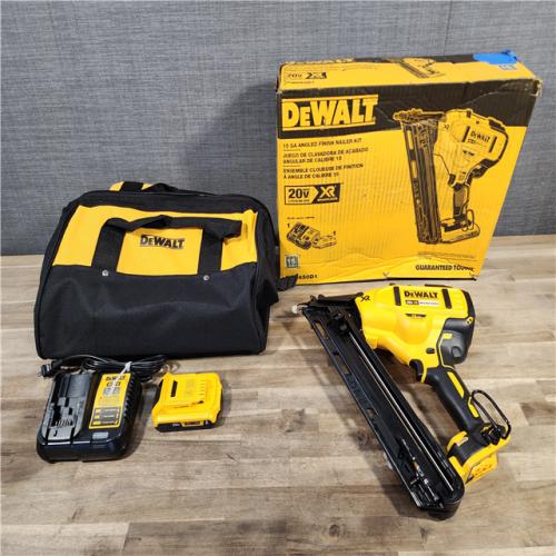 HOUSTON LOCATION - AS-IS DEWALT 20V MAX XR 15 Ga. Cordless 34 Deg Nailer 20 V