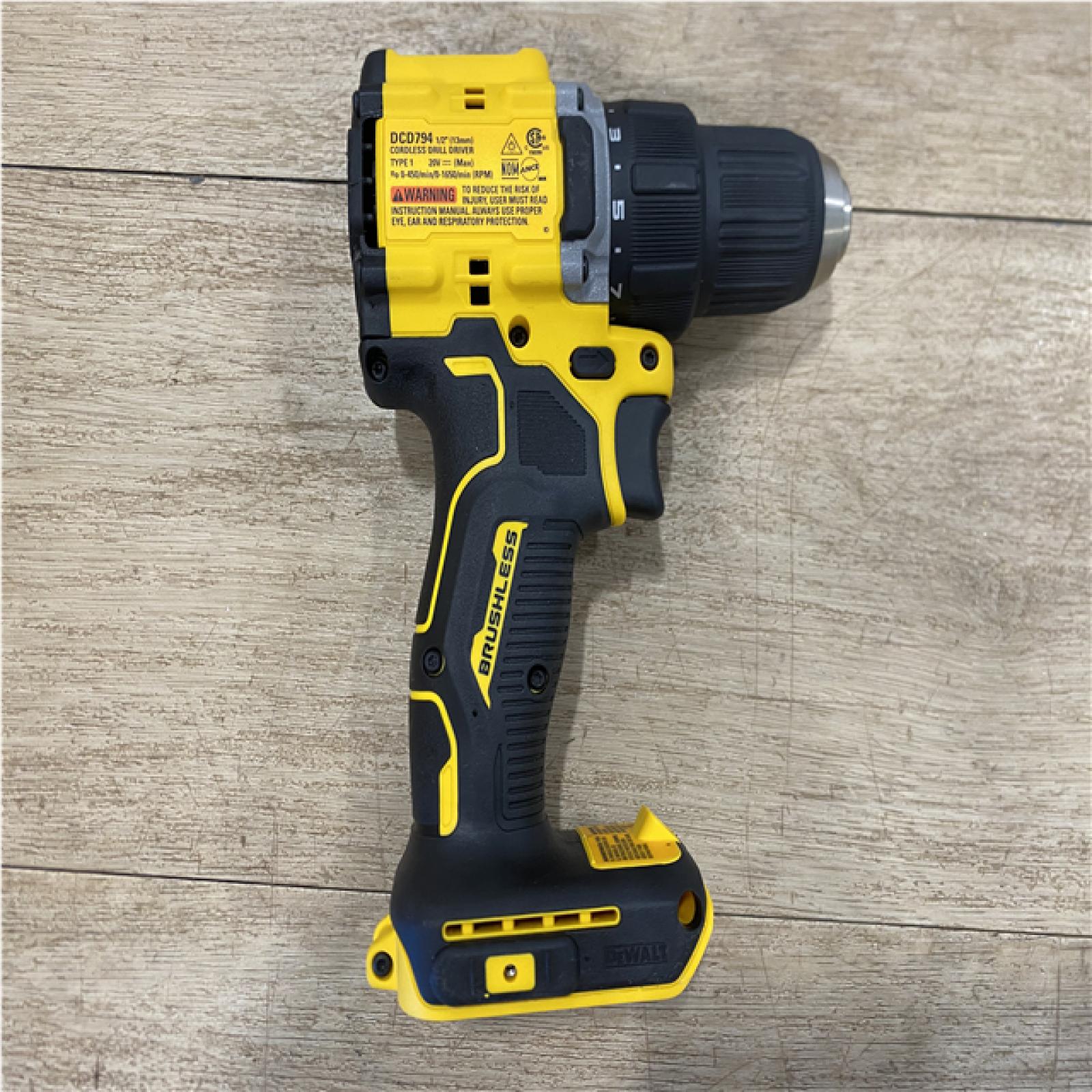 AS-IS DeWalt 20V MAX 1/2 in. Brushless Cordless Hammer Drill/Drive Kit (Battery & Charger)