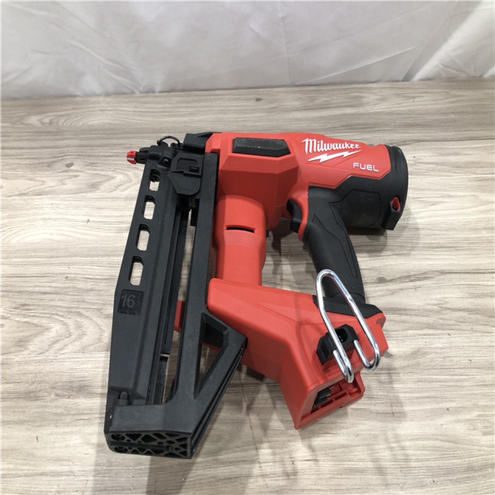 AS-IS Milwaukee FUEL 18-Volt Lithium-Ion Cordless Gen ll 16-Gauge Straight Finish Nailer (Tool Only)