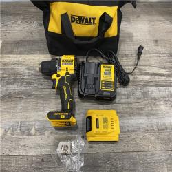 AS-IS DEWALT Atomic 20V Lithium-Ion Cordless Compact 1/2 in. Drill/Driver Kit
