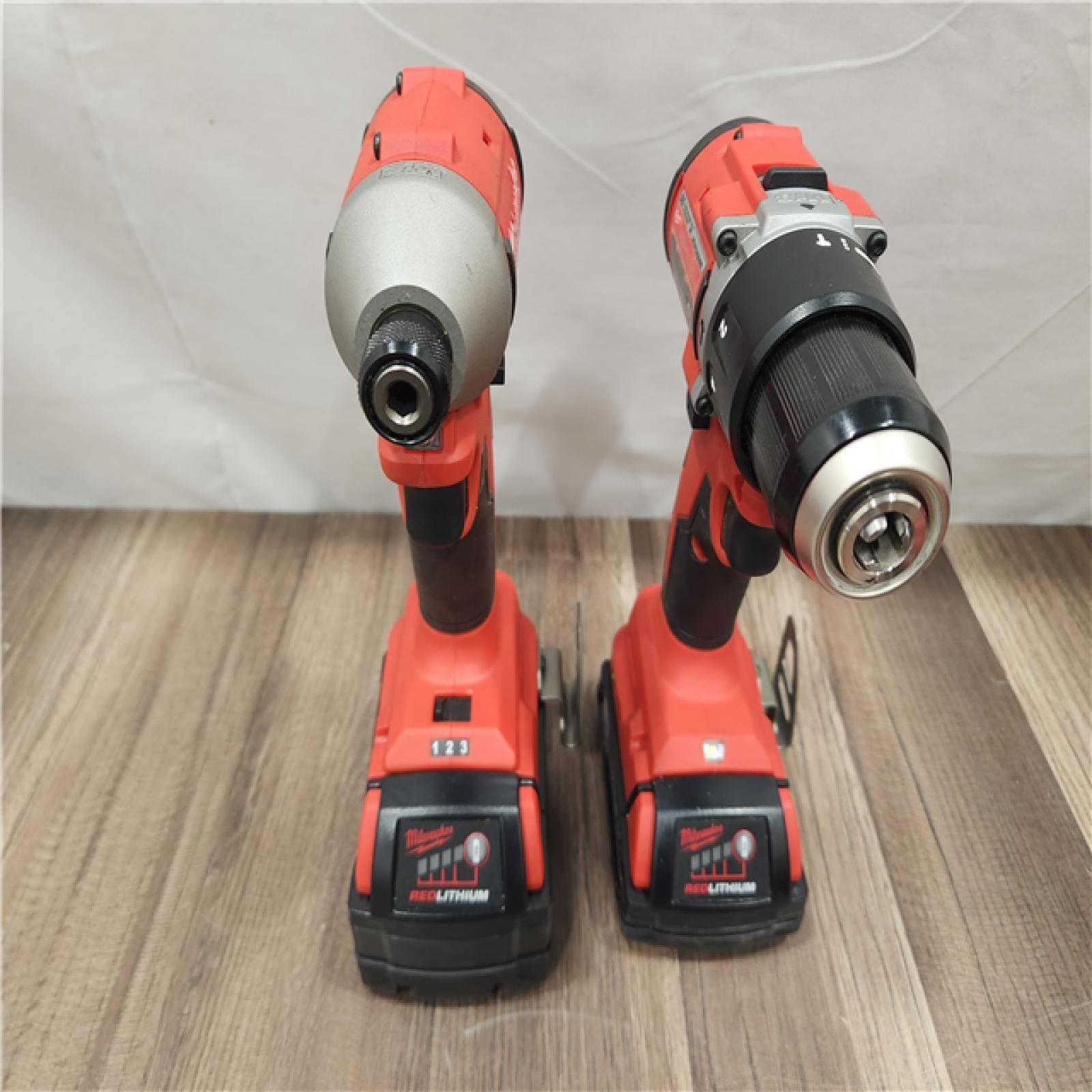 AS-IS- Milwaukee M18 Compact Brushless 2-Tool Combo Kit