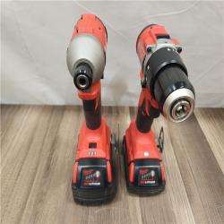 AS-IS- Milwaukee M18 Compact Brushless 2-Tool Combo Kit