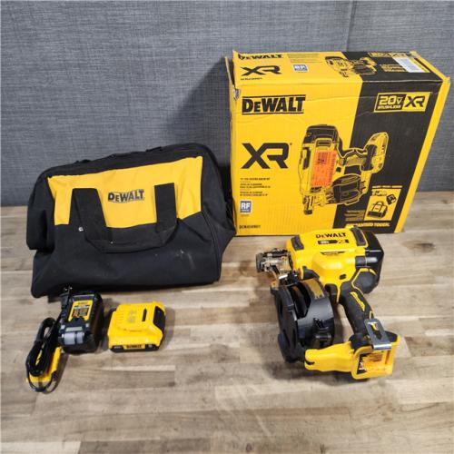 HOUSTON LOCATION - AS-IS DEWALT Roofing Nailer Cordless Kit w/ Battery & Charger