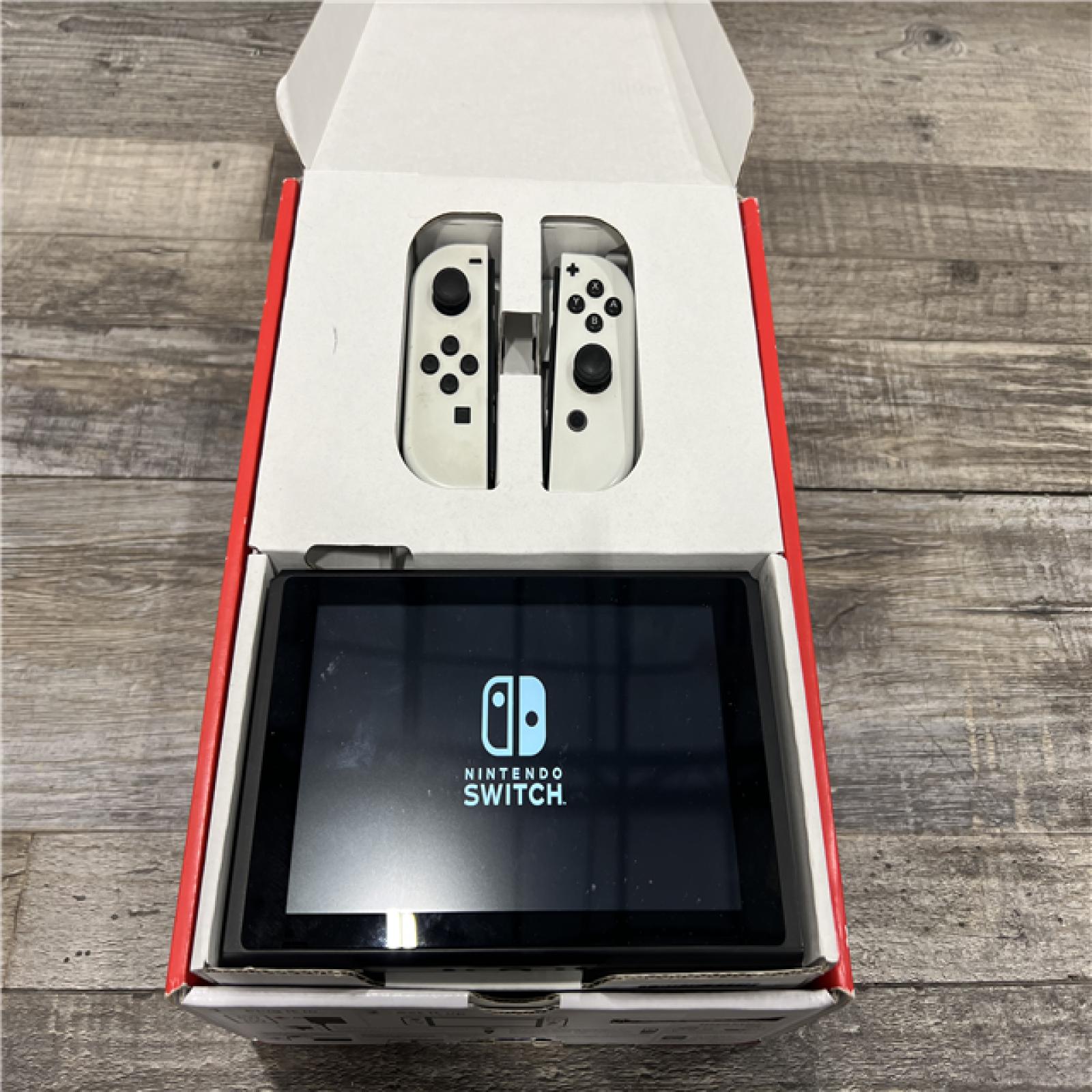 AS-IS Nintendo Switch -OLED Model w/ White Joy-Con