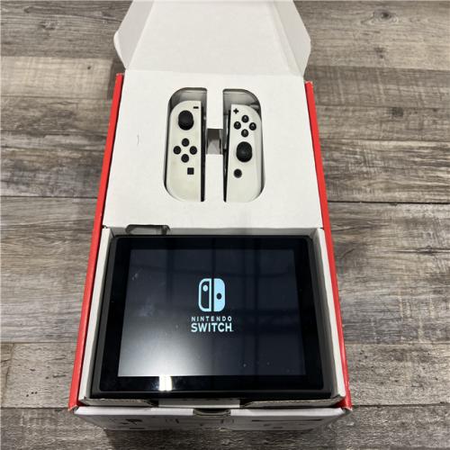 AS-IS Nintendo Switch -OLED Model w/ White Joy-Con