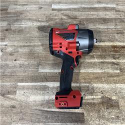 Houston Location AS-IS Milwaukee FUEL 18V Lithium-Ion Brushless Cordless 1/2 in. Impact Wrench with Friction Ring (Tool-Only)