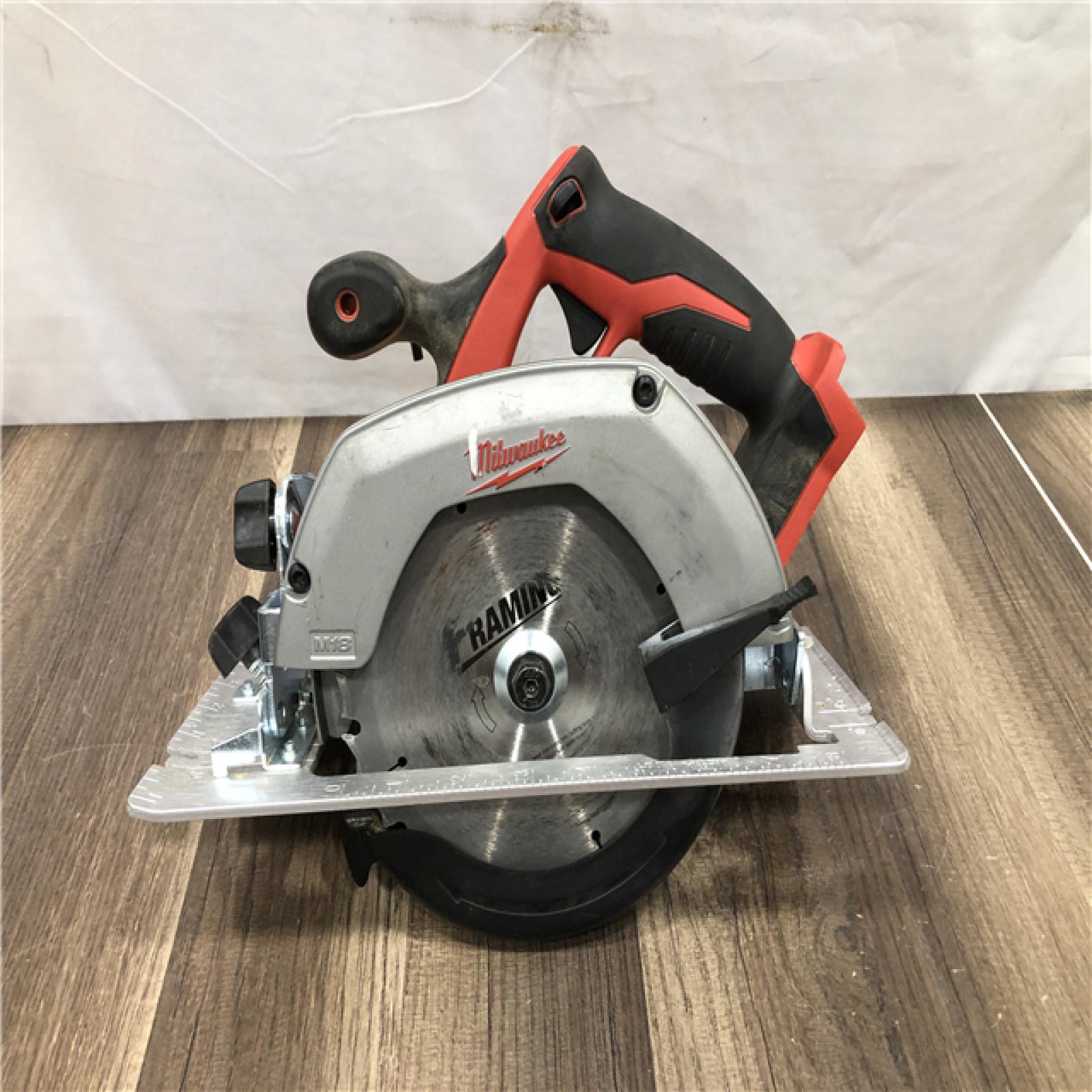 AS-IS Milwaukee 18V Lithium-Ion Cordless 6-1/2 in. Circular Saw (Tool-Only)