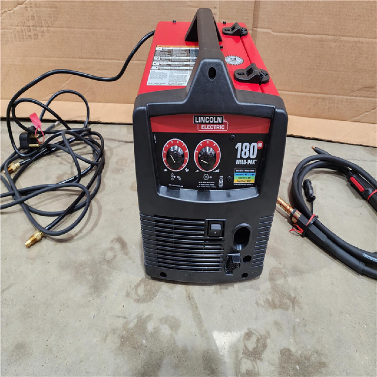 HOUSTON LOCATION - AS - IS LINCOLN ELECTRIC WELD-PAK 180HD