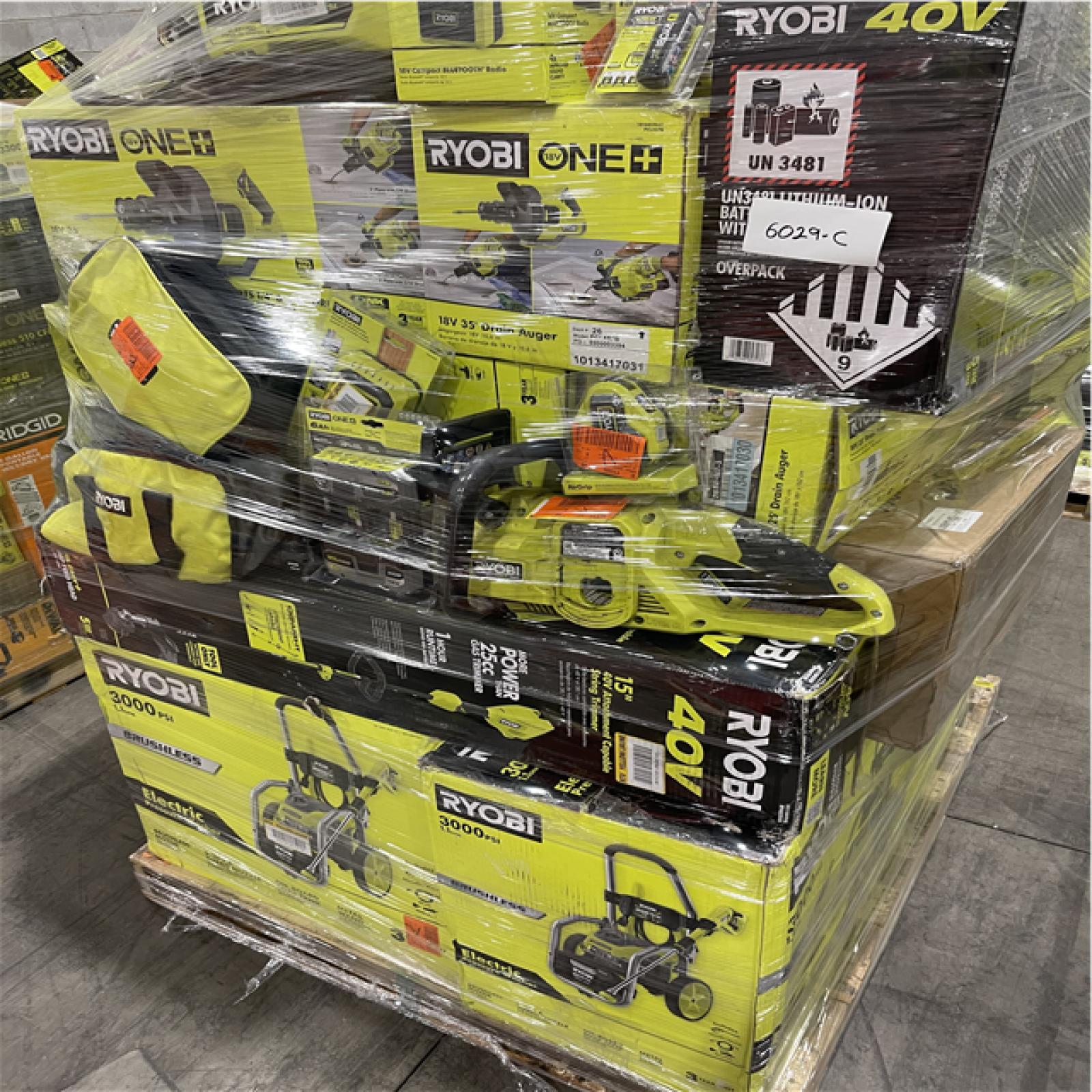 Pittston Location As-Is Power Tools Partial Truckload (10 Pallets) 6029-C