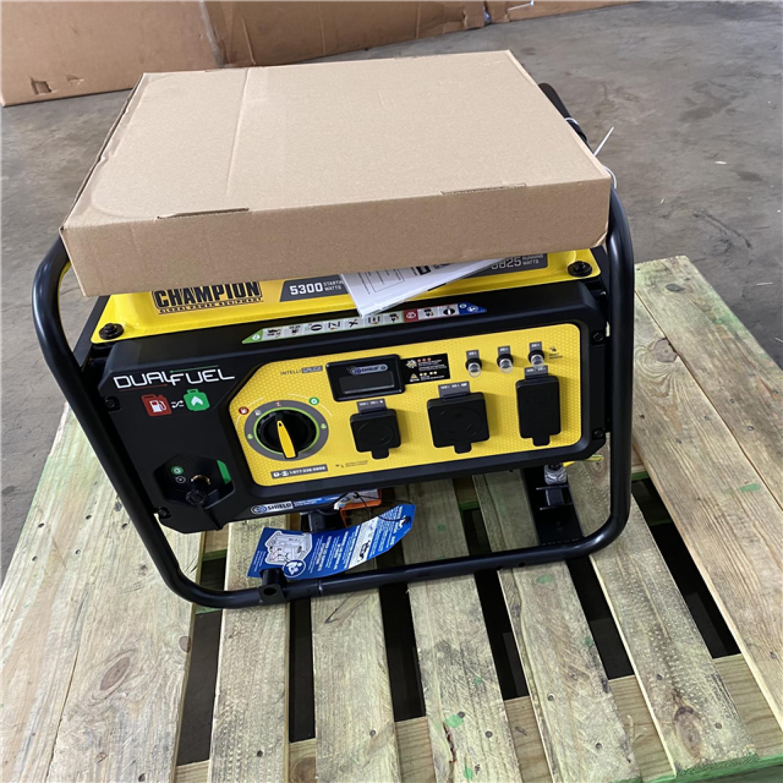 Houston Location AS-IS Champion Dual Fuel Generator 5300 Watts