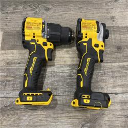 AS-IS DEWALT ATOMIC 20V MAX Lithium-Ion Cordless 2-Tool Combo Kit