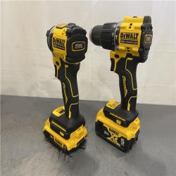 AS-IS - DeWalt ATOMIC 20V MAX Lithium-Ion Cordless 2-Tool Combo Kit